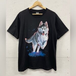 Retro Black Unlimited Husky Tee, Size XL